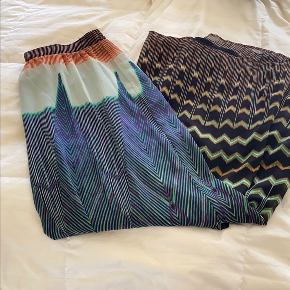 Anthropologie multicolored skirt